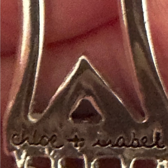 CHLOE & ISABEL 16 Strand Silver Tone Layered Necklace with Rhinestone Accents - Picture 4 of 10